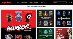 Desktop Screenshot of popuptee.com