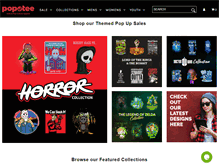 Tablet Screenshot of popuptee.com
